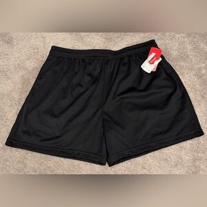 BCG Men’s Training Diamond Mesh Shorts Black Caviar Size 2XL
